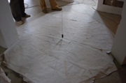 Montaggio della stufa in maiolica 1